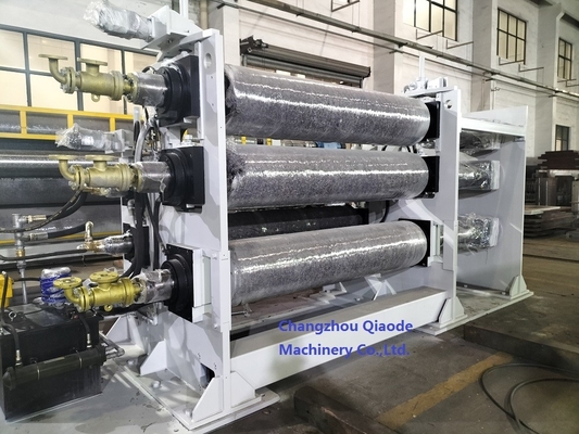 Velocidad 120m/min de la máquina del calendario del rollo 420×2020 tres