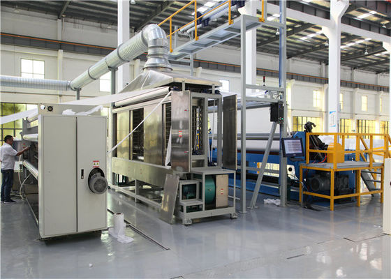 Cadena de producción del ISO 9001 los 240cm SMS, cadena de producción no tejida de Spunbond