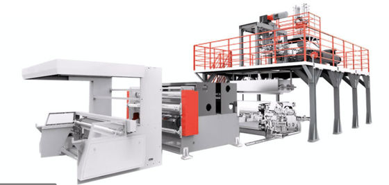 la cadena de producción de 2400m m Meltblown, PP derrite la máquina soplada de la producción